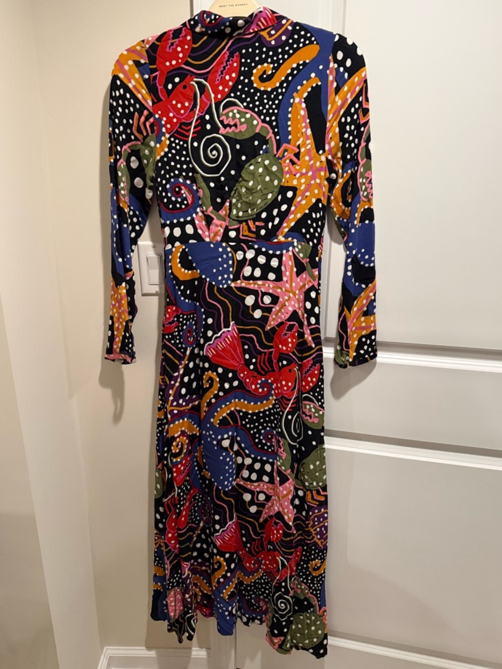 Farm Rio Under the Sea Midi Dress - Picture 3 of 4